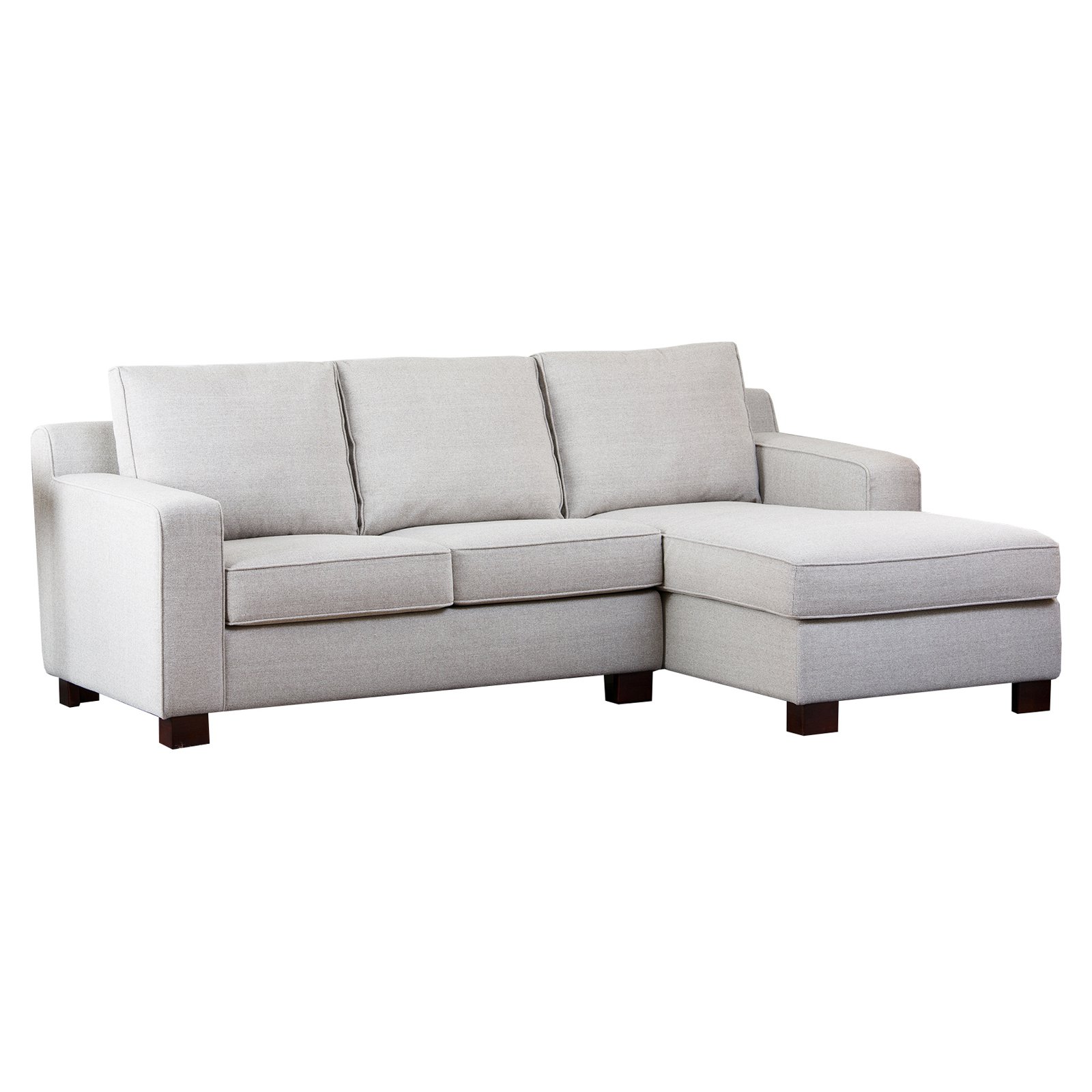 Abbyson Regina Sectional Sofa - Gray