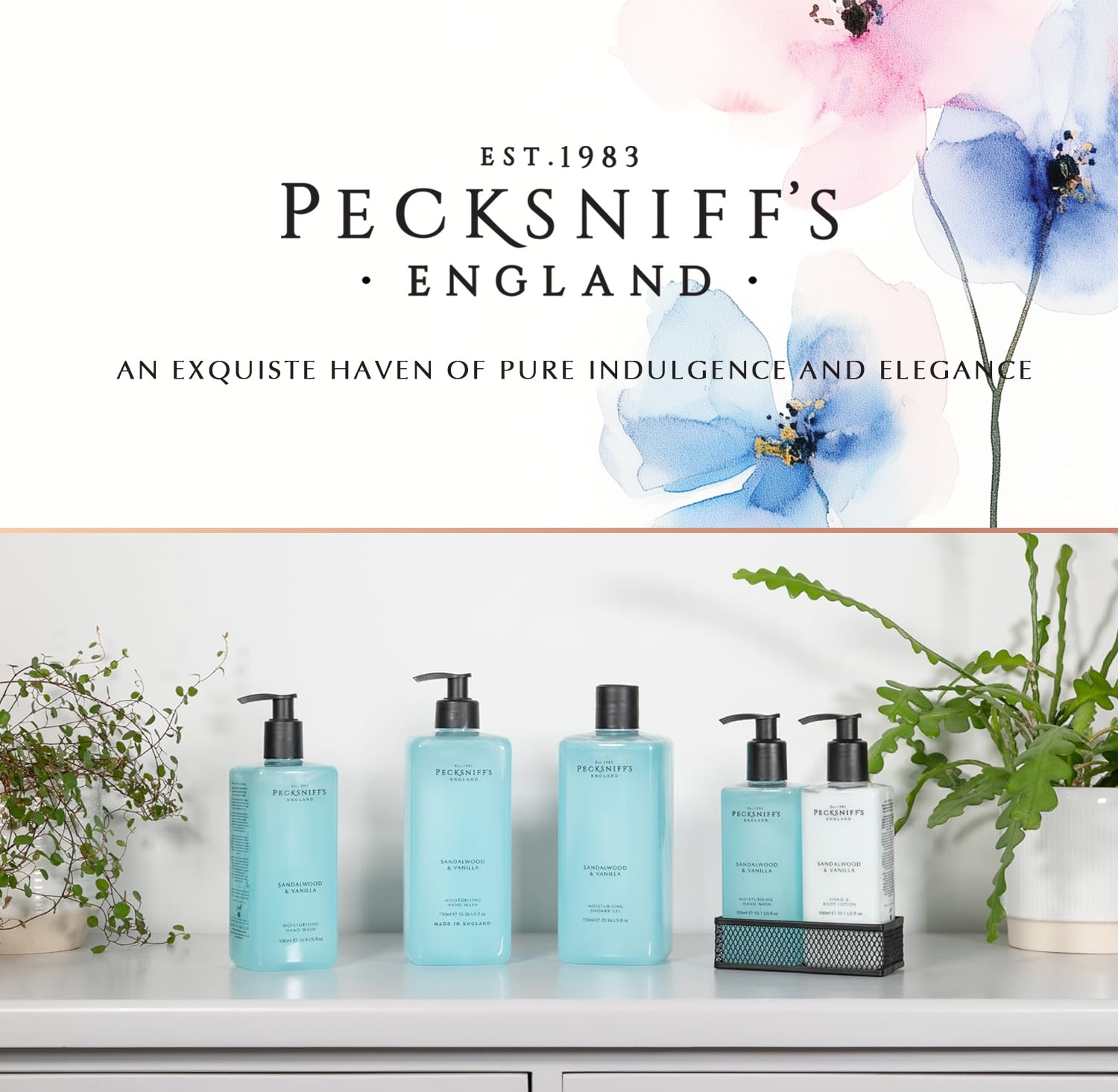 Pecksniff's Sandalwood & Vanilla Hand Wash 480ml/16.2 fl oz