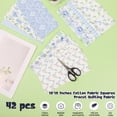 thumbnail image 4 of 42Pcs 10"x10" Quilting Fabric Squares Precuts 100% Cotton Floral Fabric Bundles for Patchwork, Sewing and DIY Crafts Style 7, 4 of 11