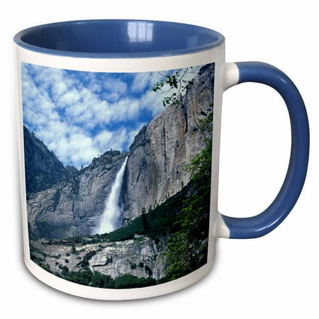 

3dRose Upper Yosemite Falls Yosemite National Park CA - US05 DJO0046 - Diane Johnson - Two Tone Blue Mug 11-ounce