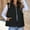 #047-Black, variant on Ounisa Puffer Vest for Women Winter Outerwear Jackets Cropped Sleeveless Lightweight Fashion Fall Coat Tops with Pockets
