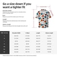 thumbnail image 5 of Goofa Color Balls Printed Men's Casual Short-sleeved Shirt,Lightweight Breathable Button-down,Summer Casual men's top,Versatile Fashion shirt-Small, 5 of 7