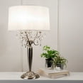 thumbnail image 2 of Crystal Silver Table Lamp, 2 of 3
