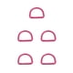 thumbnail image 1 of Anillo en D Toystoory para buceo y deportes acuáticos color rosa, 1 of 6