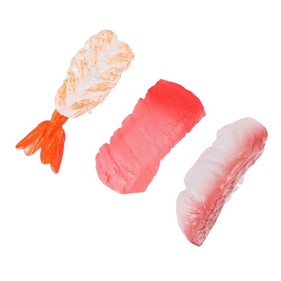 3 Pcs Sushi Fridge Magnet Food Magnets Decor Refrigerator Whiteboard Cabinet Office