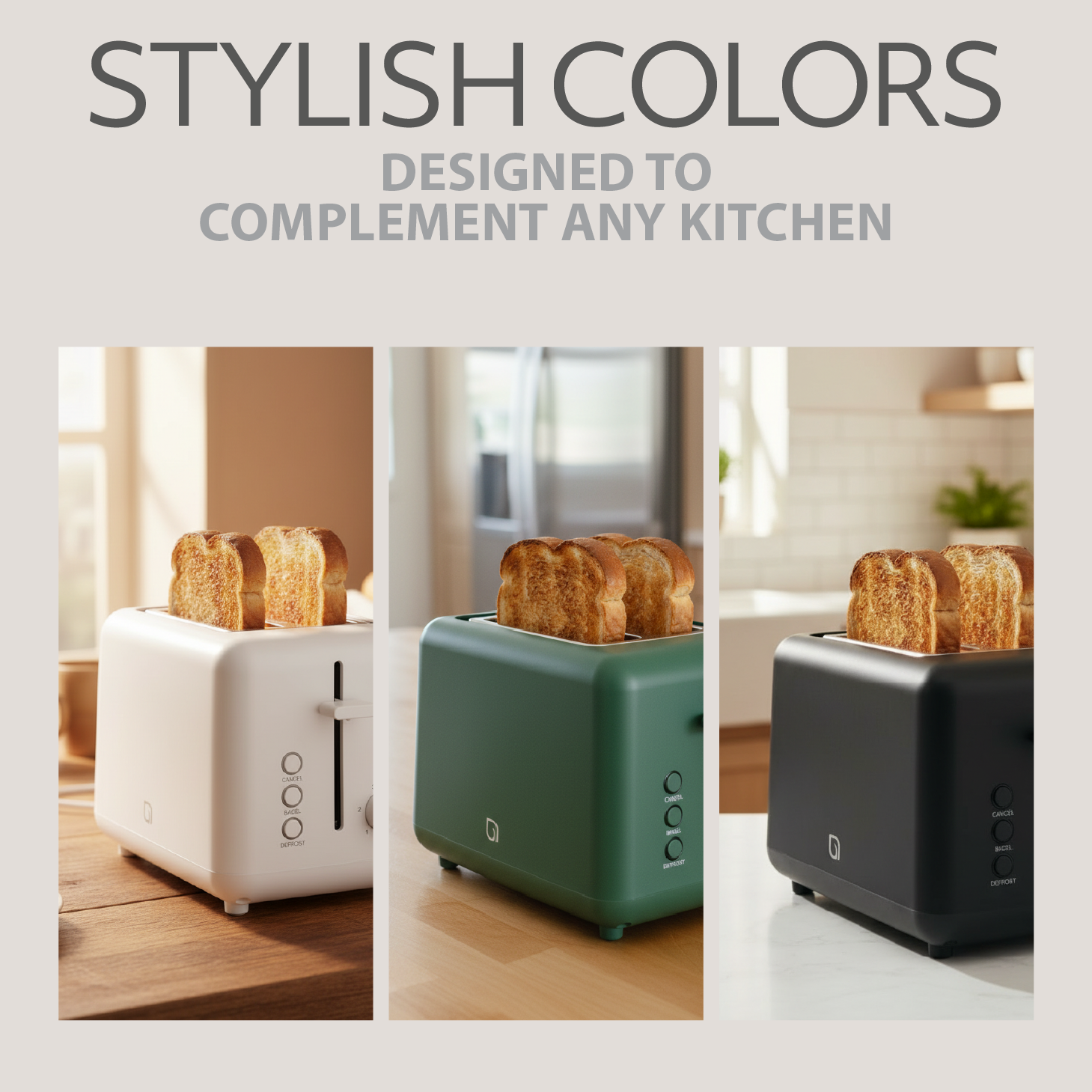 Willow 2-Slice Toaster with Wide Slots, Black photo 6