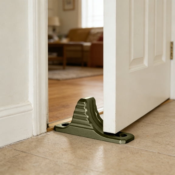 Eolstice Metal Door Barricades Tool, Heavy Duty Door Stopper For Out Door, Security Door Jammer, for Home, Travel, Sliding Doors, Portable, Sturdy Steel