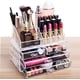 thumbnail image 1 of Organizador de maquillaje Cq, acrílico transparente, apilable, 4 cajones, 2 unidades, 1 of 7