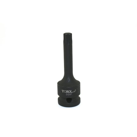 

TEMO IP50 3 Inch (76 mm) Long Black Impact Torx Plus 6 Point Socket Bit 1/2 Inch (12.7 mm) Square Drive Auto Repair Tool