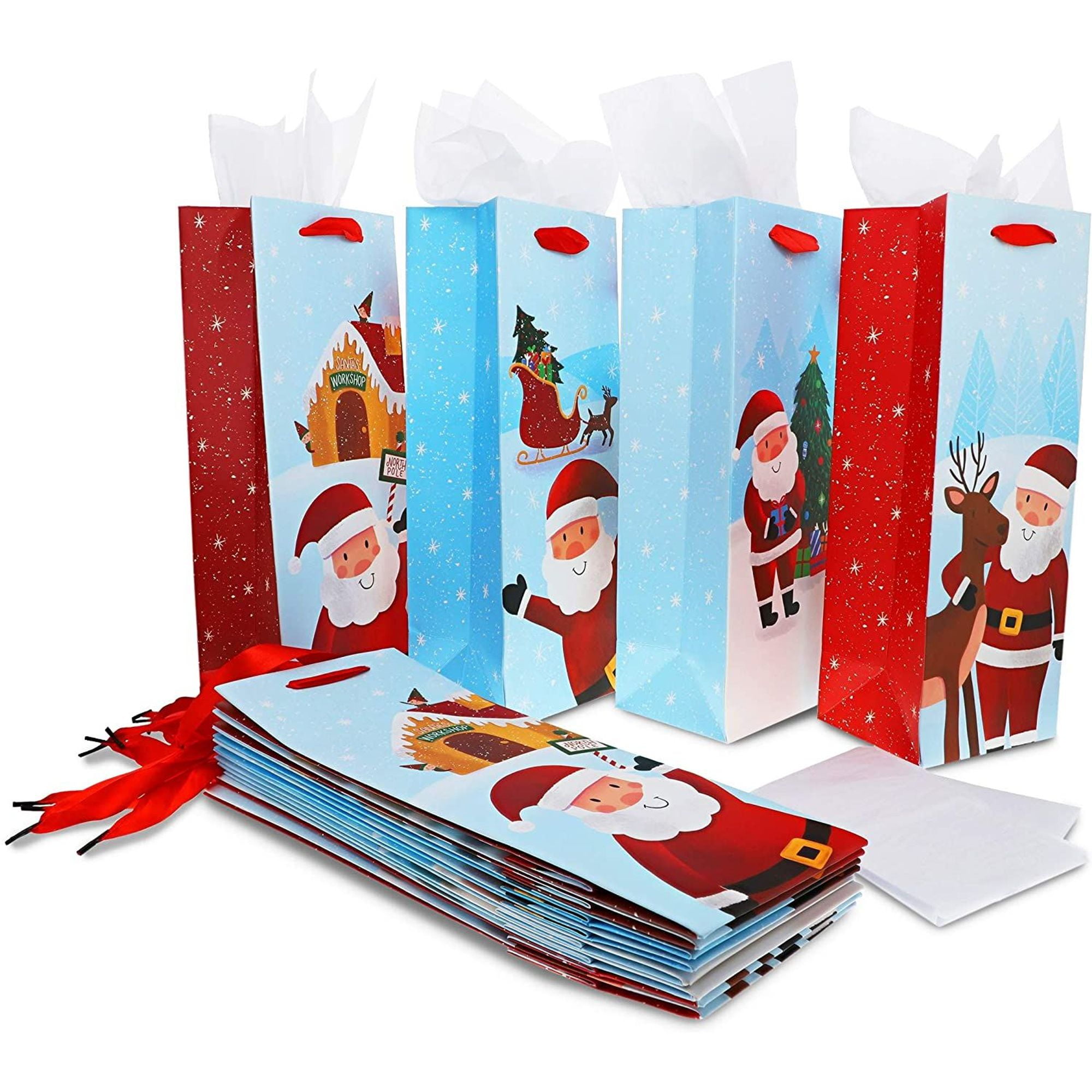 Merry Christmas Gift Bag Owl Candy Sugar Pouch Bags Xmas Handbag Decor LP 