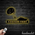 thumbnail image 2 of Handmadetneonsign Parasailing Metal Wall Art Light, Parasailing Metal Sign Wall Decor, Parasailing Metal Decor, 2 of 5