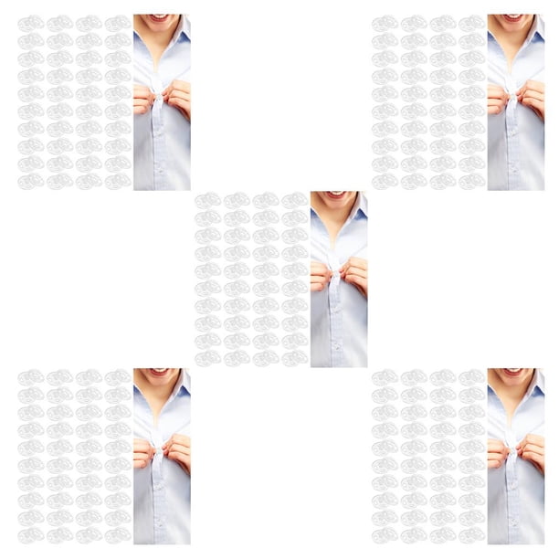 Jumpingount 40 Pairs Press Button Multiple Invisible Embedded Craft Sewing Metal Buckle Round Accessories Fasteners Sweater Flatback Type2