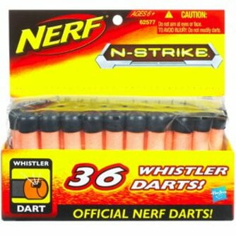 Nerf N-STRIKE Ammo Whistler Darts 36 Pack, 62577