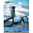 thumbnail image 6 of KALIYADI Sunglasses Men Polarized Sun glasses for Mens Womens Classic Matte Black Frame UV Protection 3pack, 6 of 8