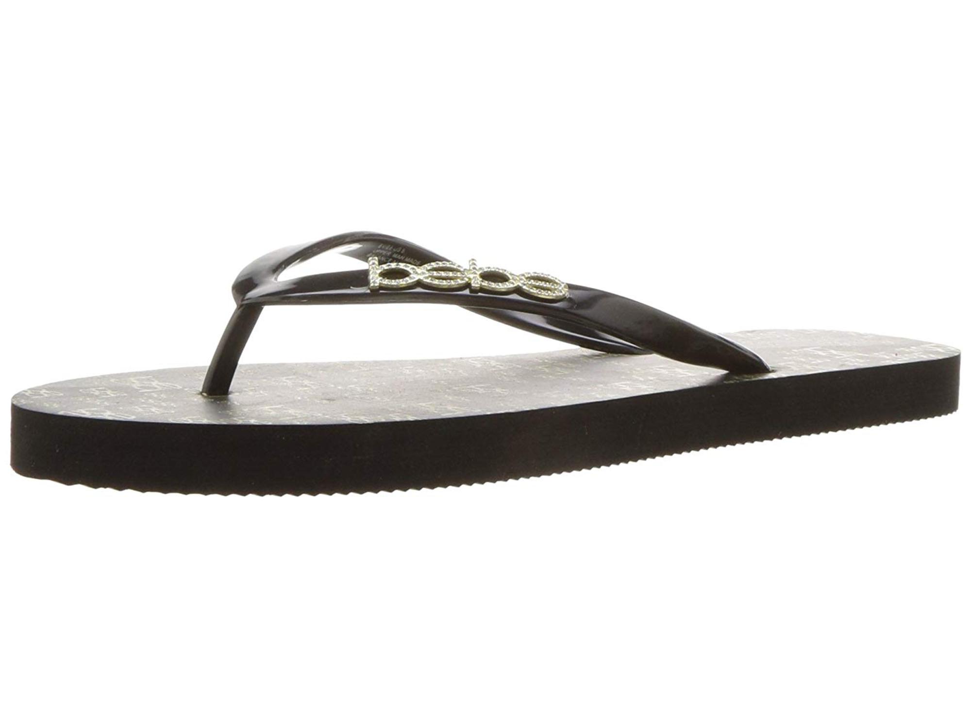 bebe flip flops
