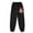 Black1-6, variant on Gyexs Toddler Hiking Pants High Waist Wide Leg Athletic Pants Preppy Clothes Girls Sweatpants Size 10-12 Athletic Pants (White, 150)