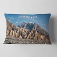 thumbnail image 2 of Designart Beautiful Hills in Death Valley - Abstract Throw Pillow - 12x20, 2 of 5
