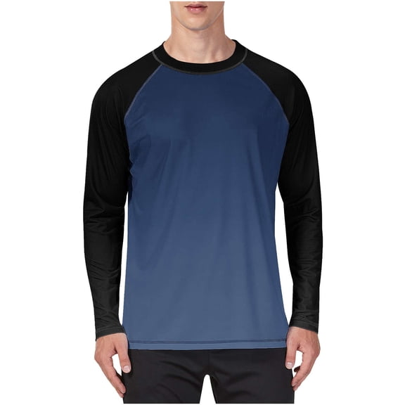 Long Sleeve Shirts for Men, Raglan Shirt Men - Soft Sports Jersey Style Long Sleeve Baseball Shirts for Men