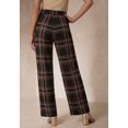 thumbnail image 2 of Jessica London Women's Plus Size Knit Palazzo Pant Wide Leg Stretch Dress Pants, 2 of 5