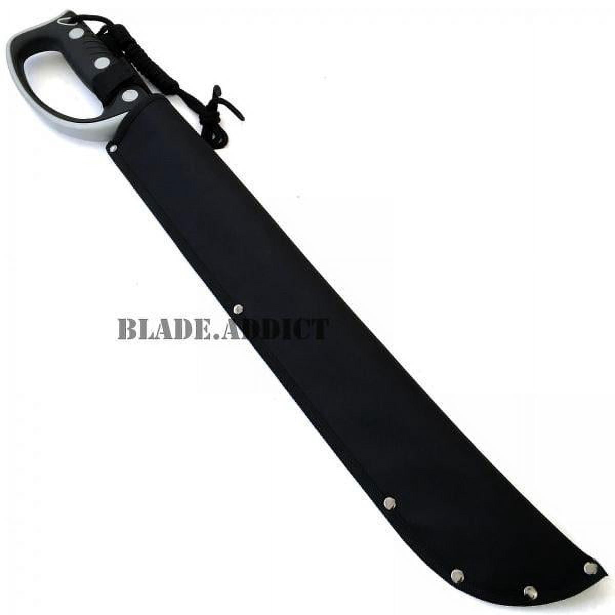 24" JUNGLE MACHETE HUNTING KNIFE Outdoor Camping SURVIVAL Fixed Blade