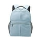 thumbnail image 5 of Bolso de pañales con bolsillo lateral, impermeable, compartimento para artículos secos y húmedos, moderno. Azul, 5 of 9