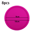 thumbnail image 2 of Bar Coasters with Holder Set of 8 - Tabletop Protection for Any Table Type, Wood, Granite, Glass, Soapstone, Sandstone, Marble - Perfect Soft Coaster Fits Any Size of Drinking Glasses, 2 of 5