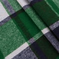 thumbnail image 6 of Otntypg Wool Blend Plaid Jackets for Women Lightweight Casual Fall Winter Open Cardigan Outwear Tops Loose Fit Shawl Collar Flannel Shacket Jacket Green XXL, 6 of 8