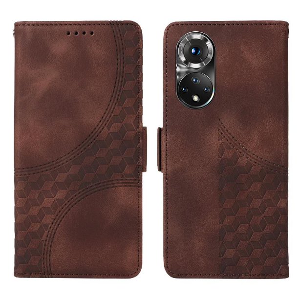 Funda GANGXUN para Honor 50 5G con diseño acolchado elegante, cuero PU, protección total y ajuste preciso