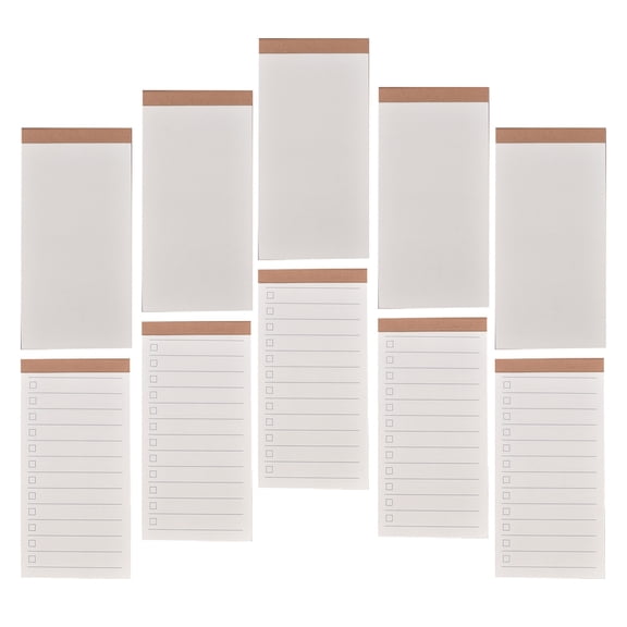 Worgeous  10 Books Notebook Planner Stickers Budget List The Work White