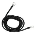 thumbnail image 1 of Car Marine Battery Inverter Cable 5/16"-3/8" 7ft Battery Copper Wire Black, 1 of 7
