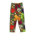 thumbnail image 4 of Fotbe Begetable Women's Pajama Pants,Sleepwear Pants,Pj Bottoms Drawstring And Pockets-Small, 4 of 9