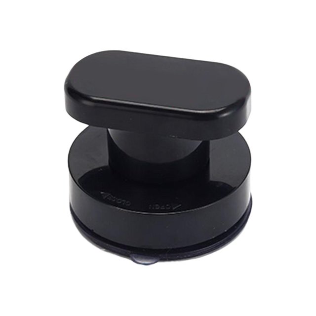Mango de succión antideslizante de puerta de cristal negro Sunnimix