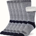 thumbnail image 3 of Velvet Velvet Hiking Socks for Warmth, Round Neck, Winter Boot Socks, Suitable for Both Men And Women, Pack of 3 Pairs., 3 of 8