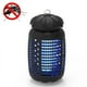 thumbnail image 2 of Exterminador de insectos con sensor de luz, mata insectos eléctrico, resistente al agua, 4200 V, exterminador de mosquitos para exteriores, trampa para moscas para el hogar, patio, jardín, 2 of 3