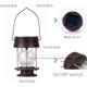 thumbnail image 4 of Paquete de 2 linternas solares para exteriores, impermeables, decorativas, luces colgantes, linterna solar, lámpara de mesa, luz de paisaje, patio, jardín, patio, blanco cálido, con luces LED de hadas, 4 of 5