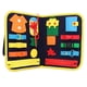 thumbnail image 1 of Tablero sensorial Montessori, juguetes de tablero con hebillas de fieltro, juguetes de tablero con hebillas, juguetes de aprendizaje para atar zapatos, diseñados para el futuro, 1 of 14