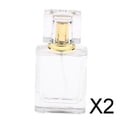 thumbnail image 1 of Paquete de 2-4 envases de vidrio vacíos para de Perfume, envases para después del afeitado 2 piezas, 1 of 8