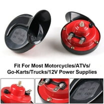 2Pcs Universal 12V Loud Car Truck 110DB Dual-tone Snail Electric Air Horn Auto