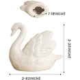 thumbnail image 2 of Decorative Swan Toilet Bolt Covers, Ceramic Toilet Floor Bolt Caps, Animal Shape Bathroom Decoration, Easy Install Toilet Base Screw Covers, 2 of 7