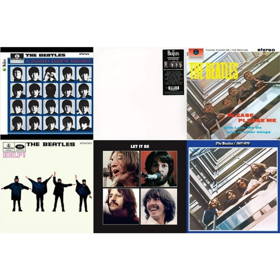 Hard Day's Night & Beatles (The White Album) (2 LP) & Please Please Me & Help & Let It Be Special Edition & Beatles 1967-1970 (2023 Edition) (Half-Speed) (3LP)
