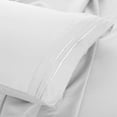 thumbnail image 3 of Lux Decor Collection Twin XL Bed Sheets - Brushed Microfiber 3 Piece Bed Sheets Set Upto 16 Inches Deep Pocket, White, 3 of 8