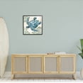 thumbnail image 2 of Stupell Industries Playa Sealife Blue Sea Turtle Graphic Art Black Framed Art Print Wall Art, Design by Paul Brent, 2 of 7
