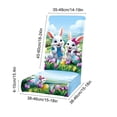 thumbnail image 3 of shyuyusa Easter Rabbit Motif Elastic Chair Slipcover Full Coverage Protector for Home Dining Seats and Festival Ornament, 3 of 6