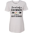 thumbnail image 3 of Inktastic I'm Not Only a Grammie I'm a Great Grammie with Flowers Women's T-Shirt, 3 of 5