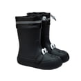 thumbnail image 5 of Women's Waterproof Mid-Calf Rain Boots Slip-On Winter Welly Shoes Black 4-4.5, 5 of 7