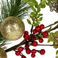 thumbnail image 6 of Ball Ornaments Glittered Artificial Christmas Garland - 5' x 10" - Unlit, 6 of 8
