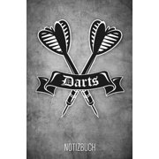 Darts Notizbuch : Graues Punktraster Dart Notizheft fï¿½r Dartspieler ca DIN A5 weiï¿½ punktiert 110 Seiten