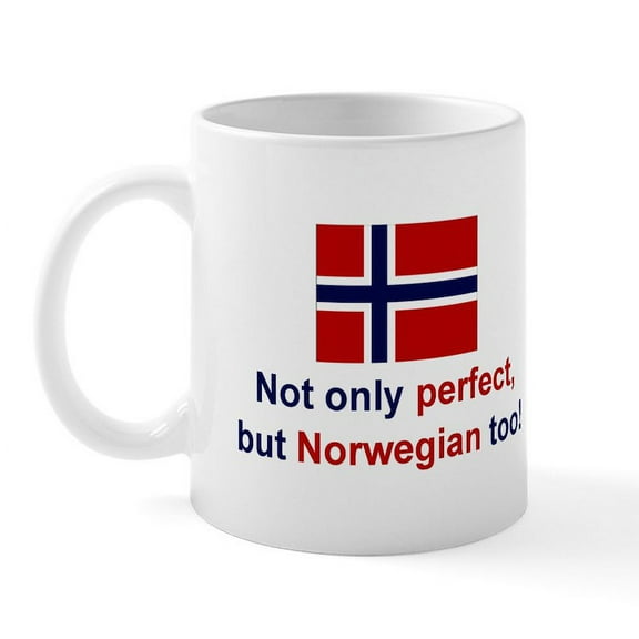 CafePress - Perfect Norwegian Mug - 11 oz Ceramic Mug - Novelty Coffee Tea Cup