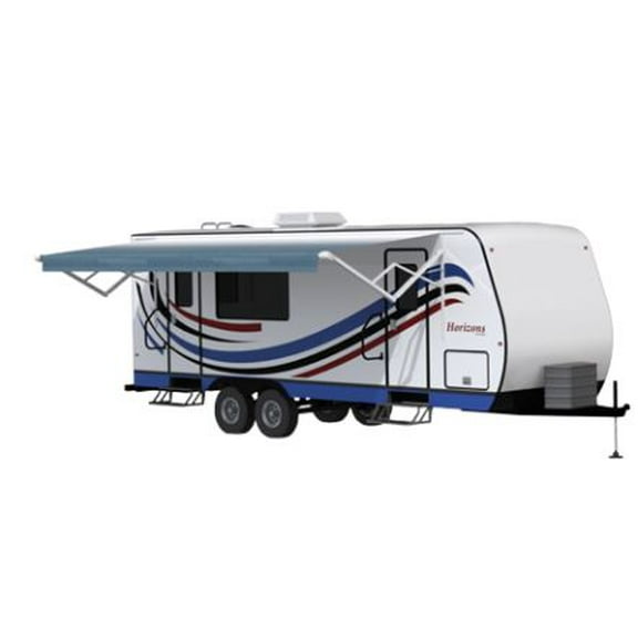 Carefree QZ1928D8DR 192 ft. Longitude Springless Awning, Red & Purple