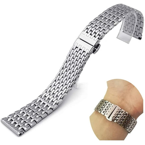 StrapsCo Metal Band with Hidden Clasp
